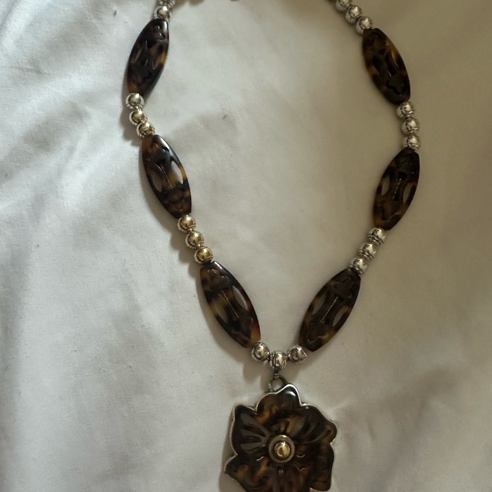 Brighton Faux Tortoise necklace